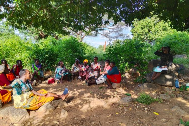 Engaging JSS schools and farmers through FGD in Elegeyo market in promoting climate smart crops like orange fleshed sweet potatoes and drylands Amaranth in the month of May 2026. Dr Evans Chimoita and Dr Juliana Cheboi and county extension staff