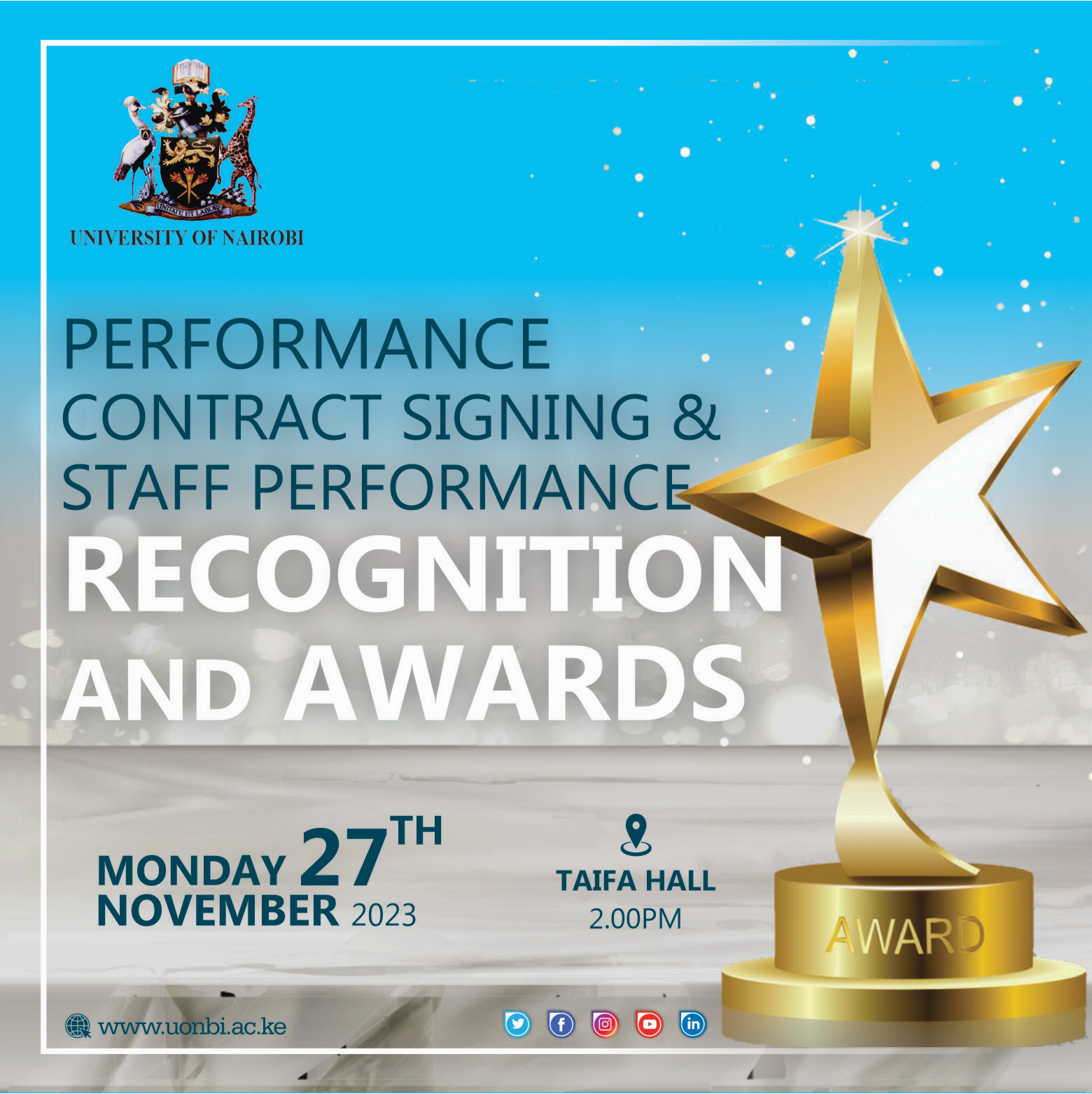 Performance Contract Recognition & Awards
