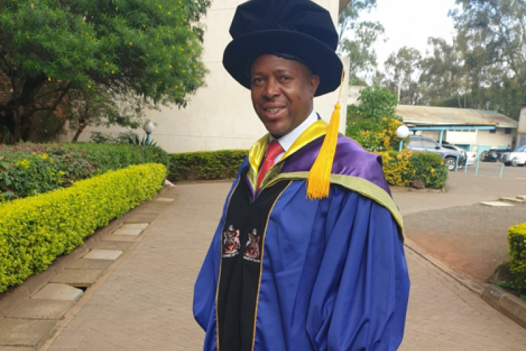 Dr Jonathan Nzuma UoN 68th Graduation Procession