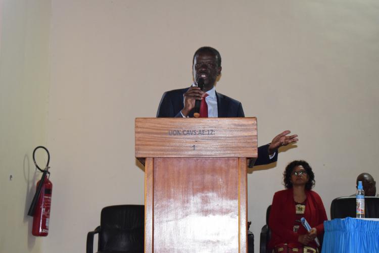 Prof. Moses Nyangito during the opening of Agro 2023 Conference