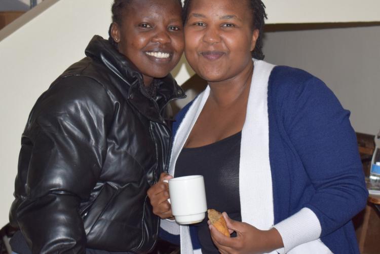 Agnes Chesang and Winnie Nguru, CMAAE Students