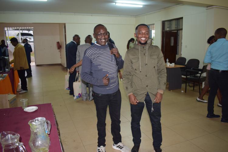 LHS Stephen Sergon and Malcom Gitau, CMAAE Students