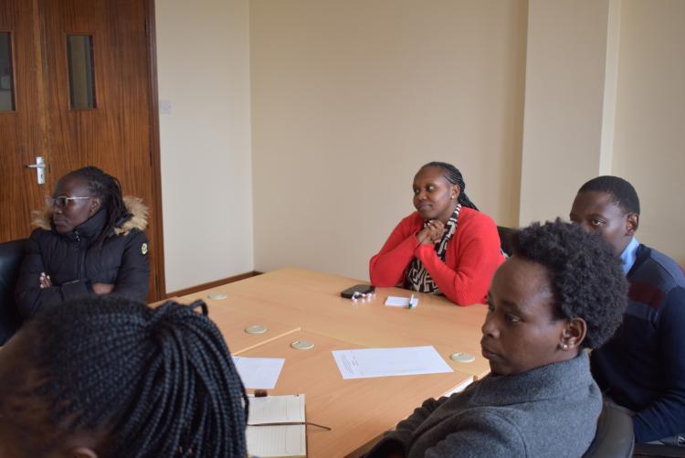 Jane Kahwai, PhD Student CMAAE and MSc. CMAAE Students