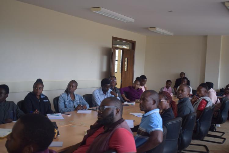 PhD Students Billy Ipara, Simiyu, Amos Tirra and Mercy Mburu