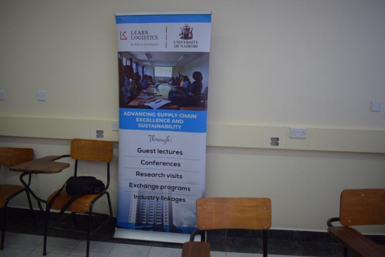 Roll-up Banner for the Guest Lecture with Dr. Nadeem
