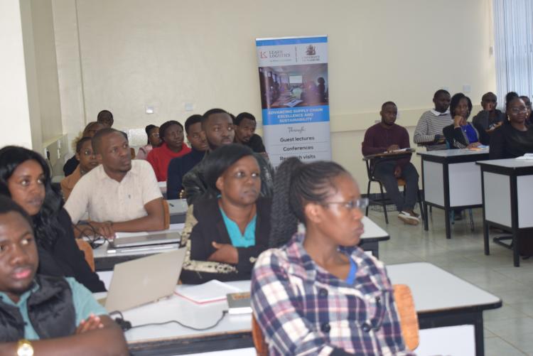 Guest Lecture Dr. Nadeem  with Dr. Mercy Mburu (Infront)