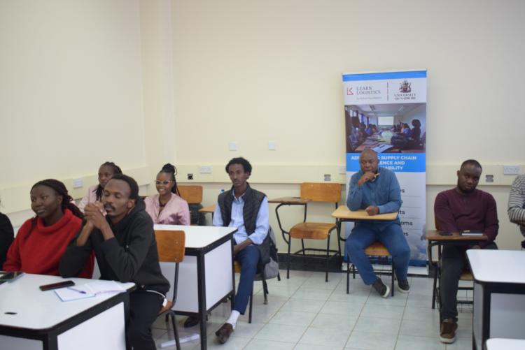 Prof. Nzuma During the Session with Dr. Nadeem