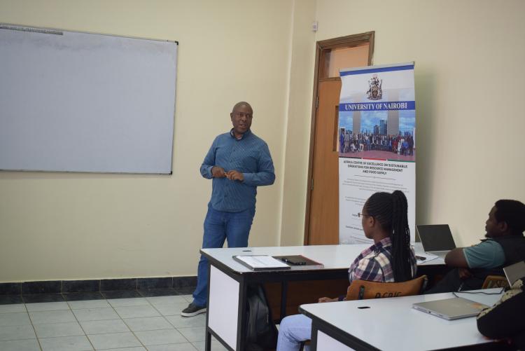 Prof. Jonathan Nzuma, Chairman, Agricultural Economics Department